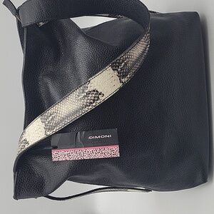 NWT, Black Leather Women's Bag